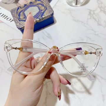 Ladies Cat Eye Anti Blue Light Presbyopia Glasses New Fashion Ultra Light Reading Glasses diopter 0+1.0+1.5+2.0+2.5+3.0+3.5+4.0